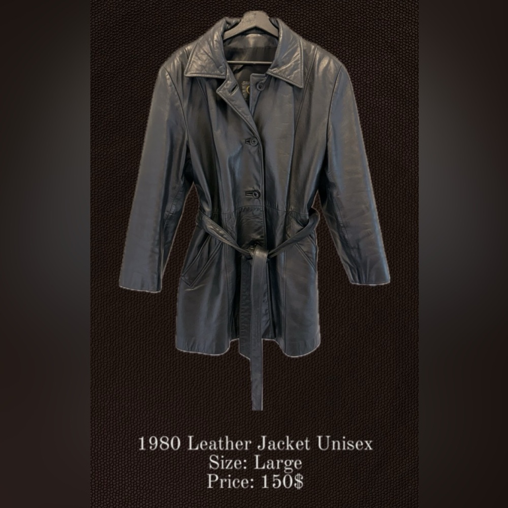 1980 Leather Jacket Unisex